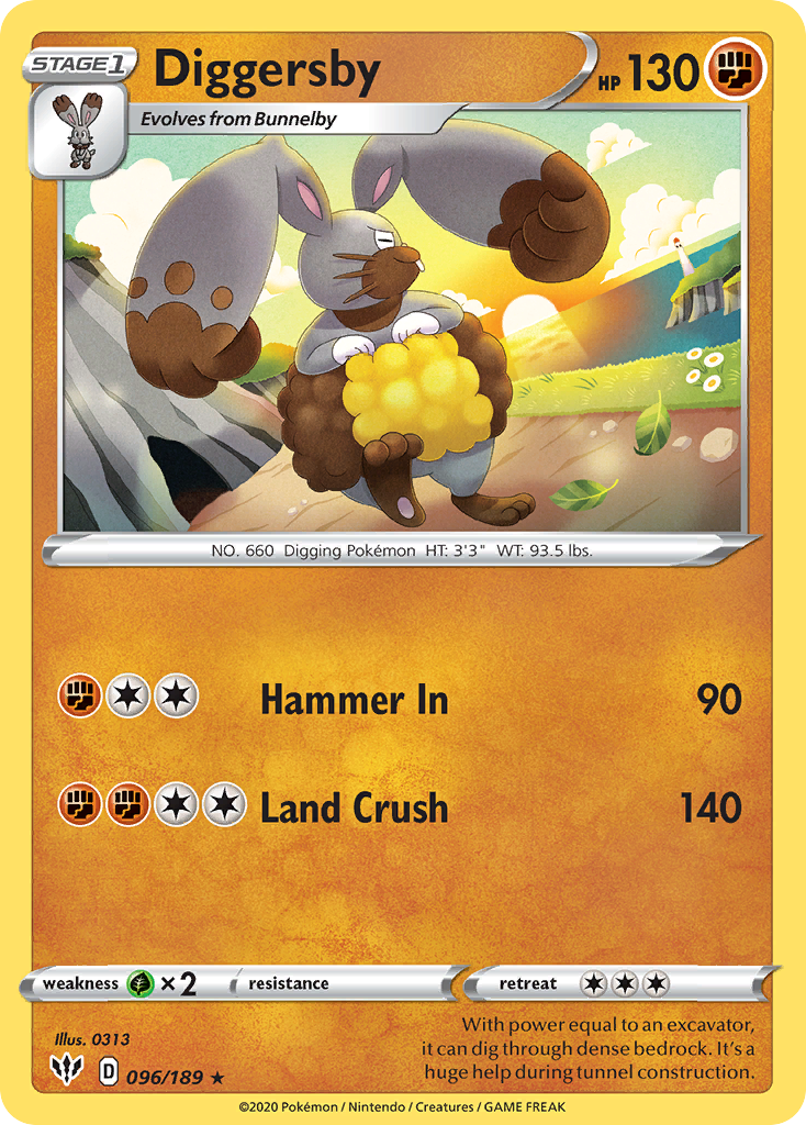 Diggersby — illustrated card