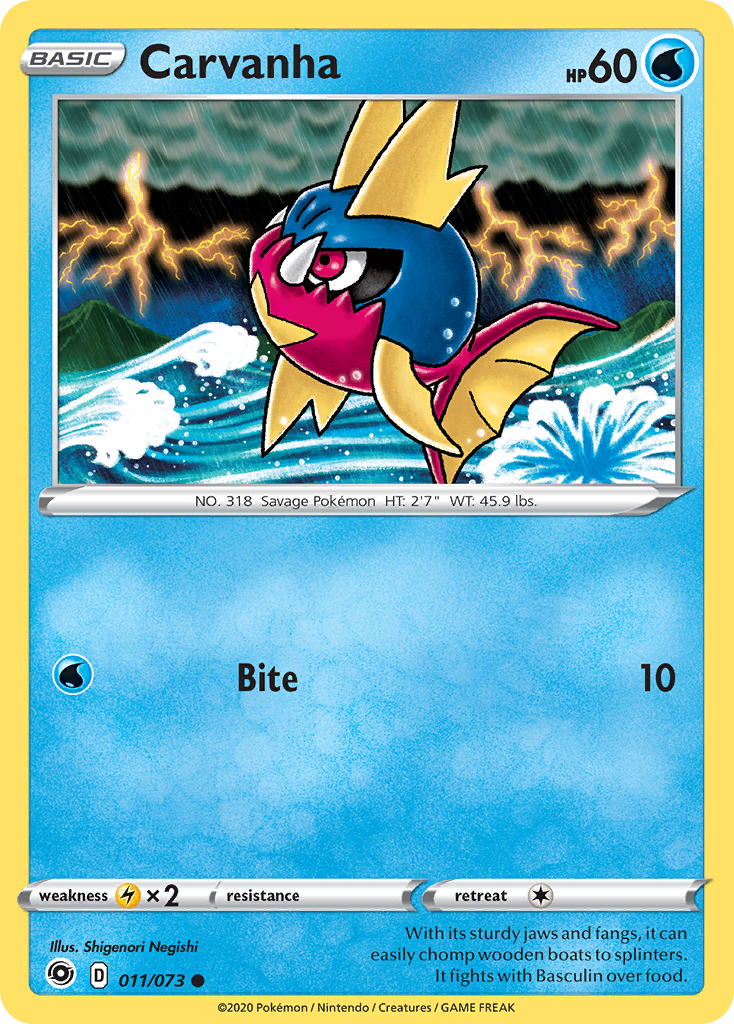 Carvanha — illustrated card