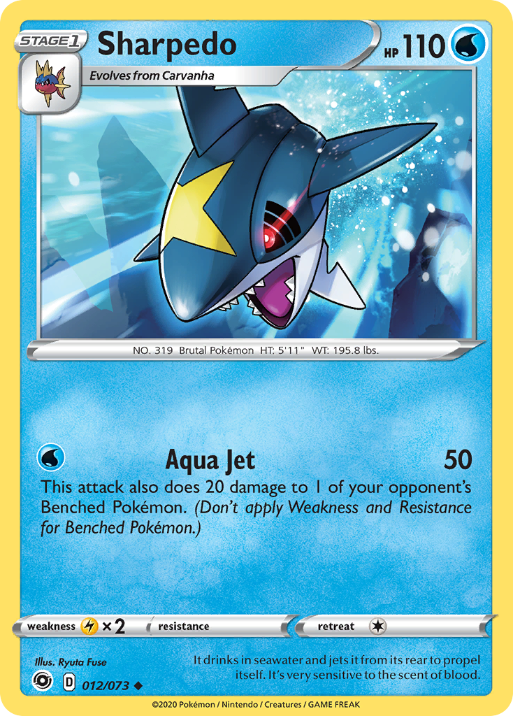 Sharpedo — illustrated card