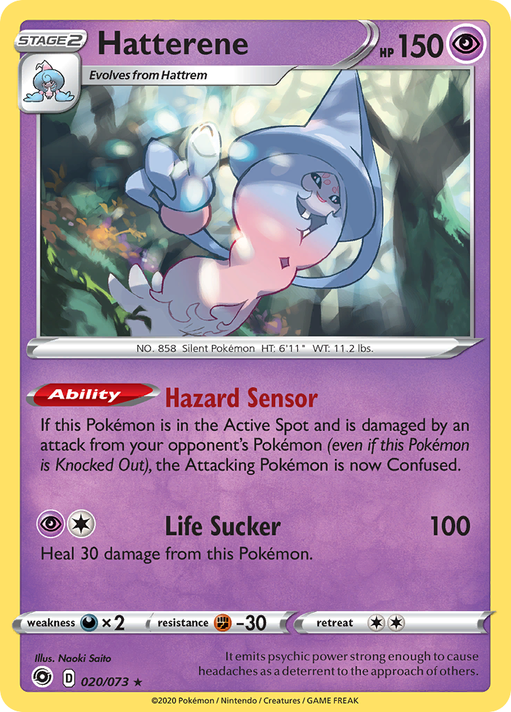 Hatterene — illustrated card