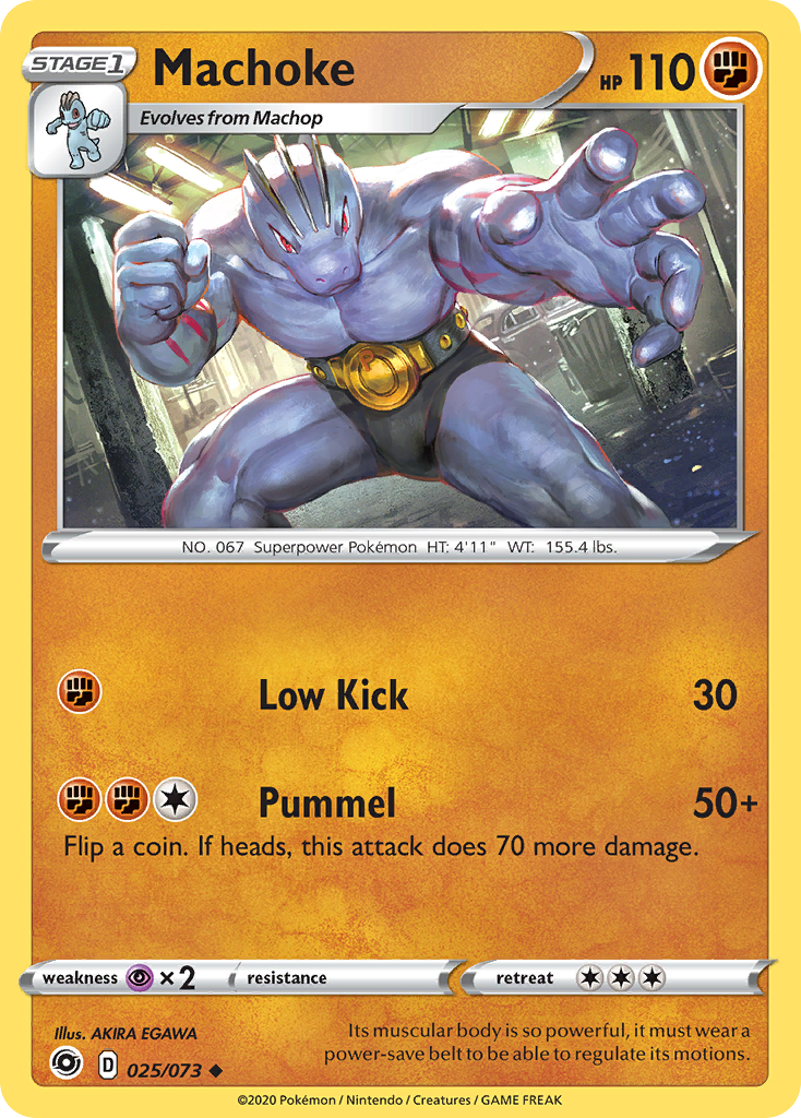Machoke — illustrated card