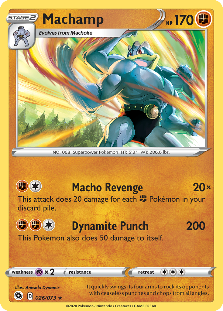 Machamp — illustrated card