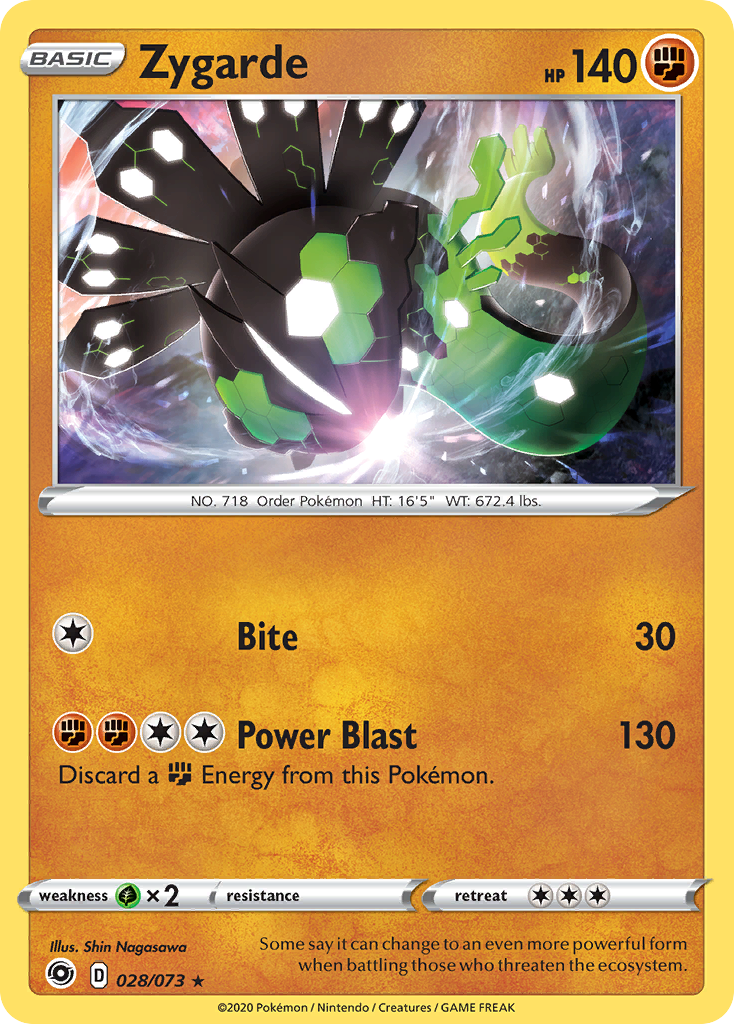 Zygarde — illustrated card
