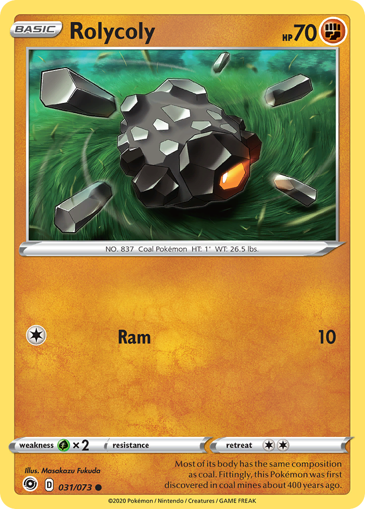 Rolycoly — illustrated card