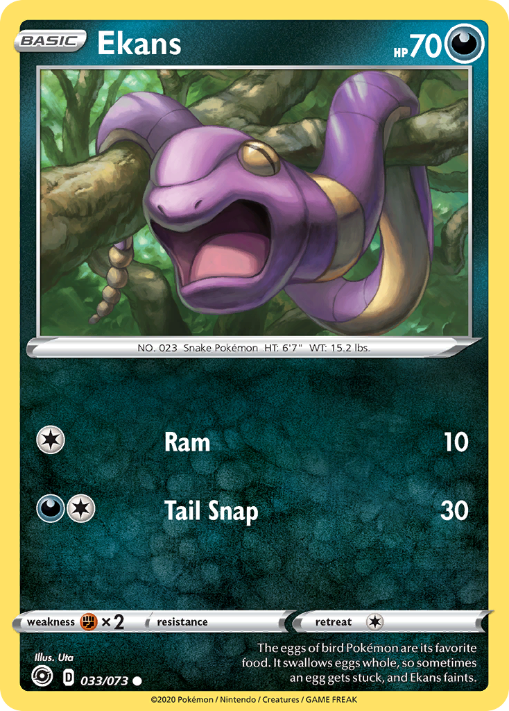 Ekans — illustrated card
