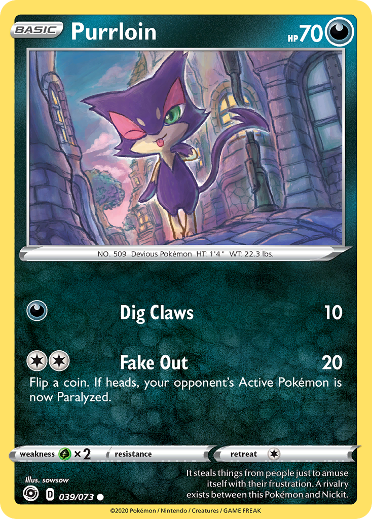Purrloin — illustrated card
