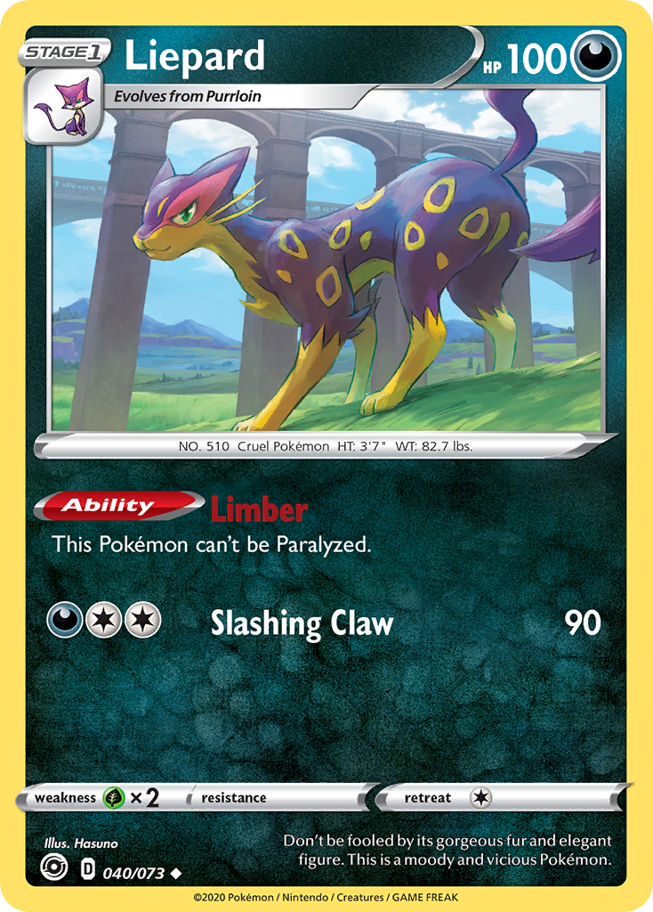 Liepard — illustrated card