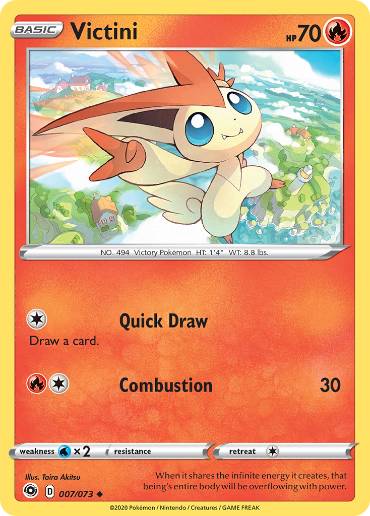 Victini — illustrated card