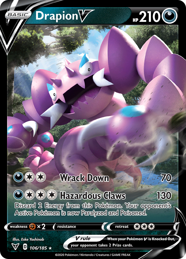Drapion V — illustrated card