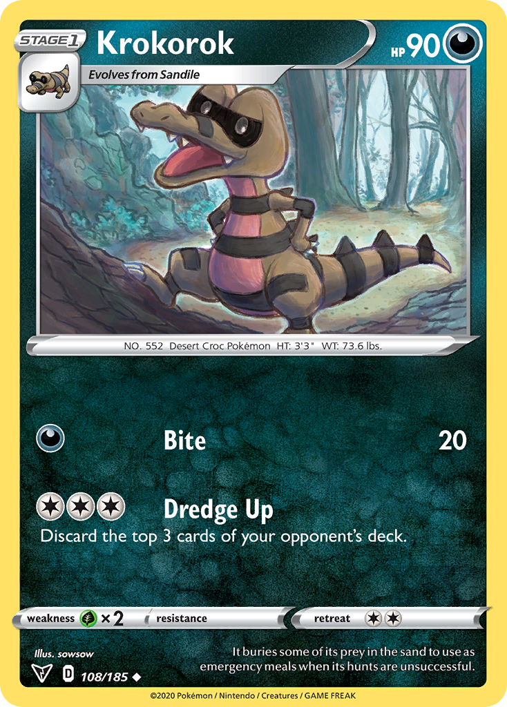 Krokorok — illustrated card