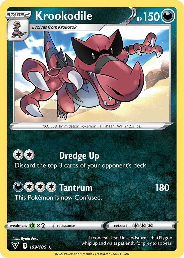 Krookodile — illustrated card
