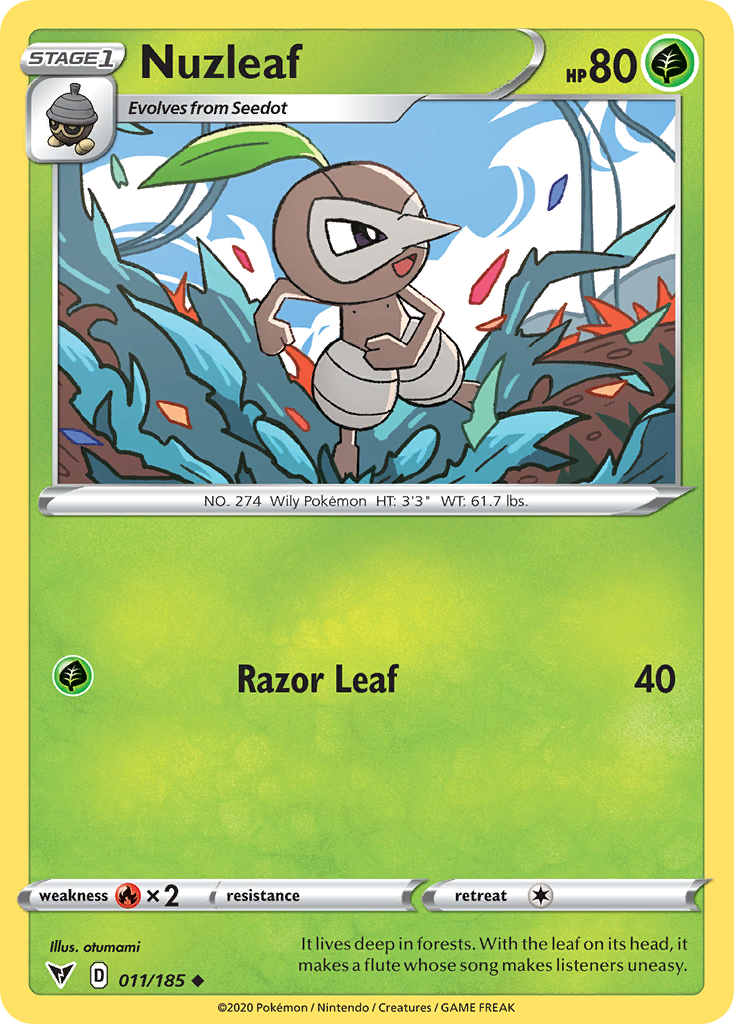 Nuzleaf — illustrated card