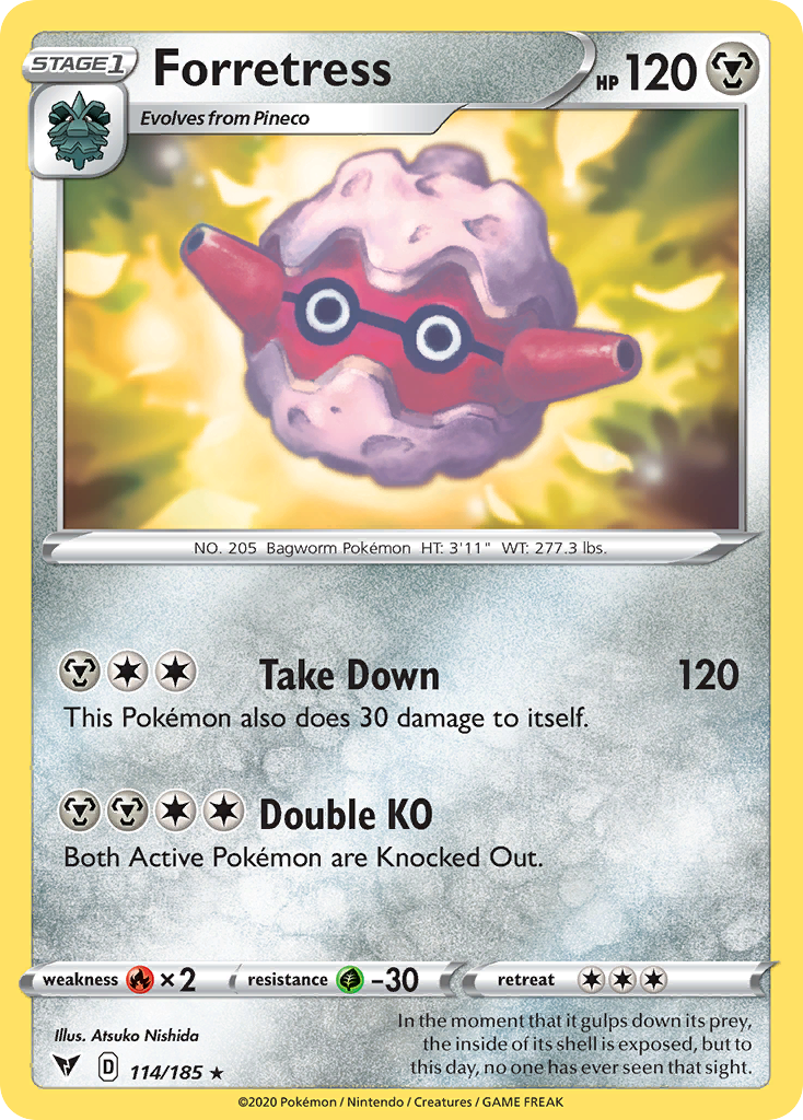 Forretress — illustrated card