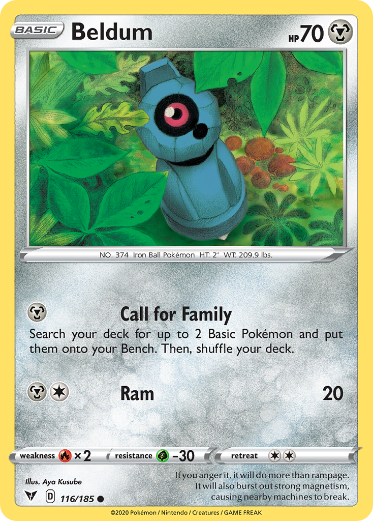 Beldum — illustrated card