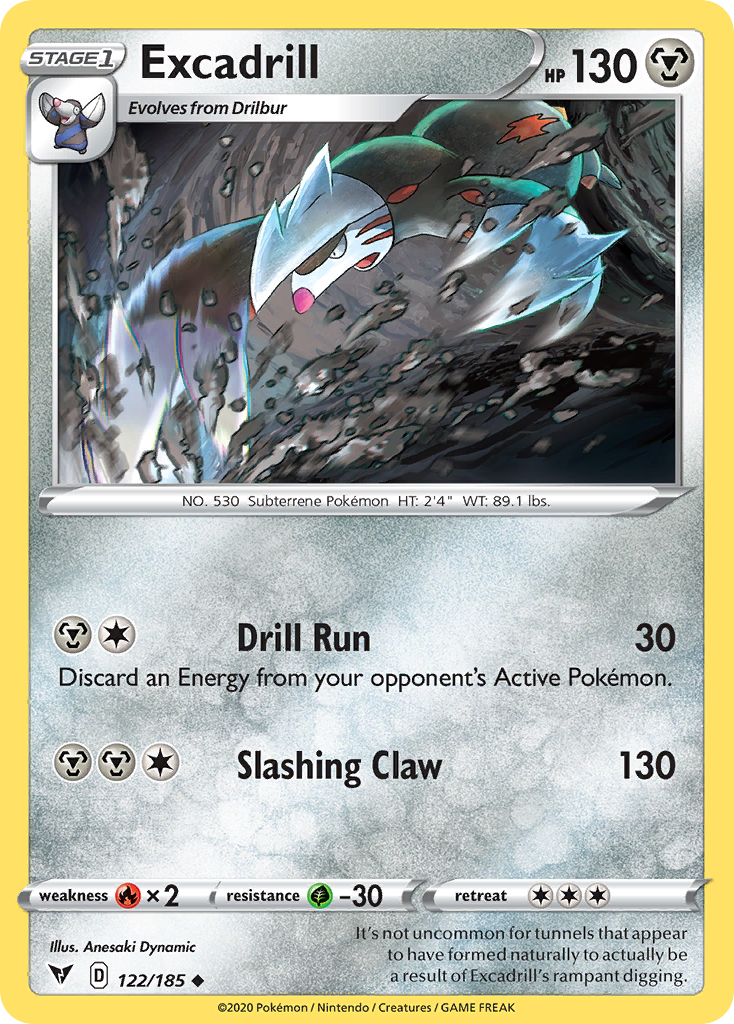 Excadrill — illustrated card