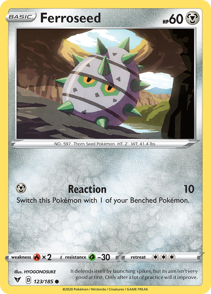 Ferroseed — illustrated card