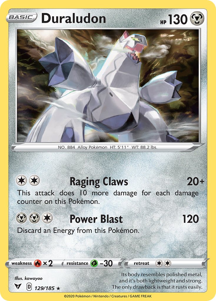 Duraludon — illustrated card