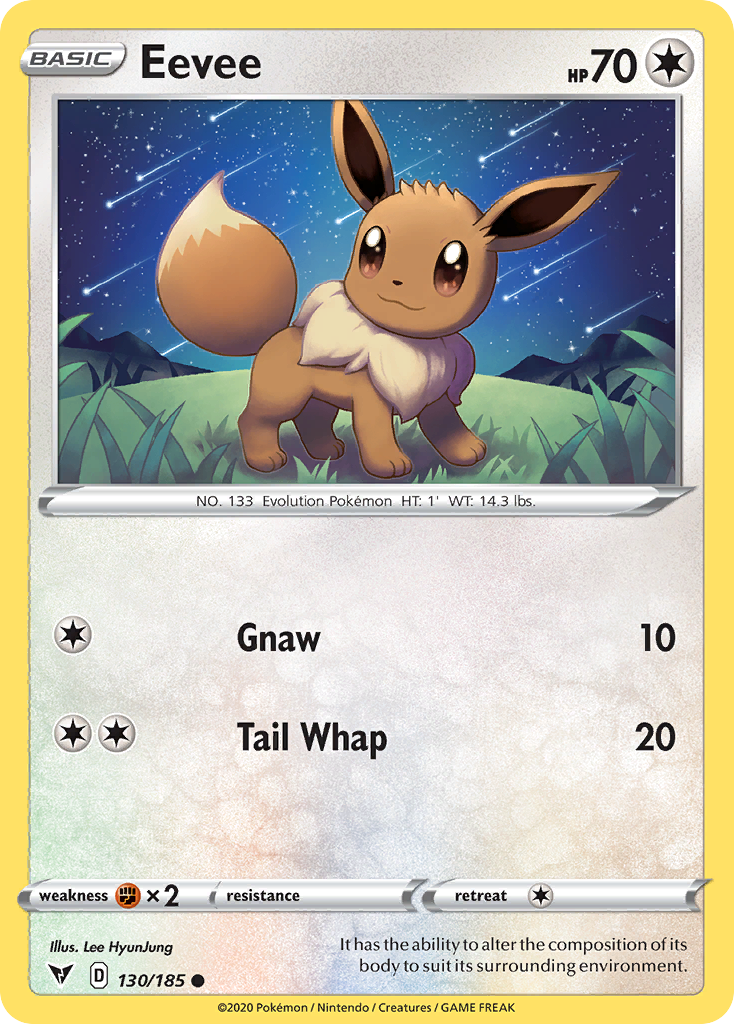 Eevee — illustrated card