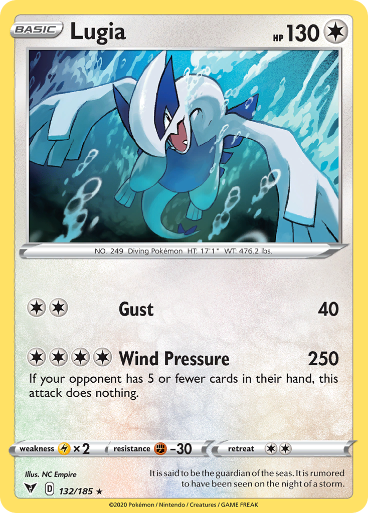 Lugia — illustrated card