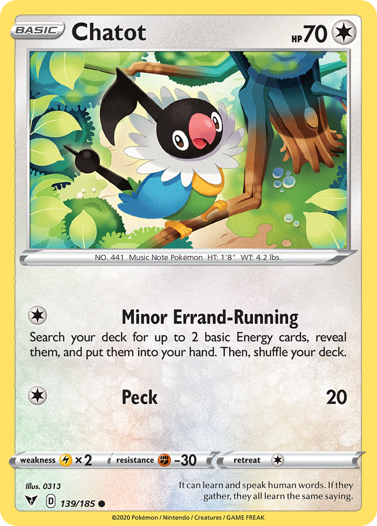 Chatot — illustrated card