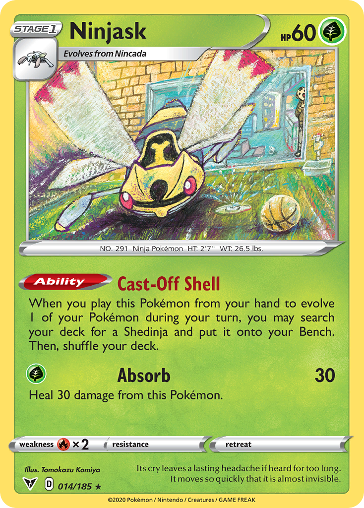 Ninjask — illustrated card
