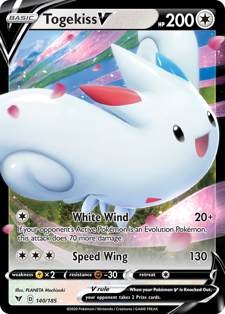 Togekiss V — illustrated card