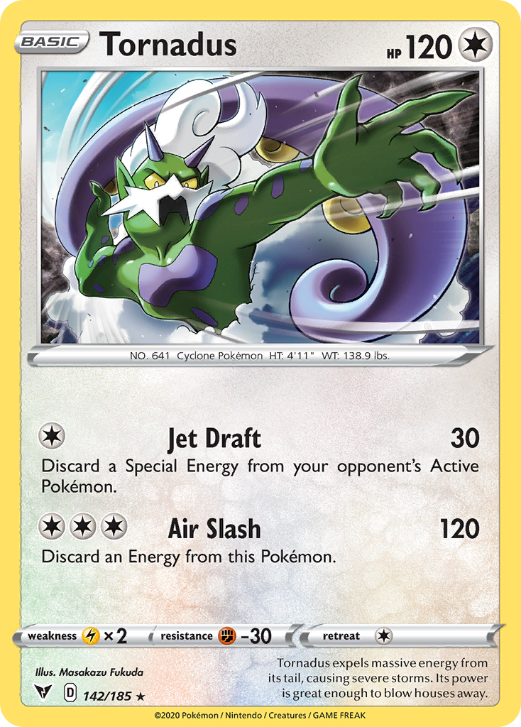 Tornadus — illustrated card