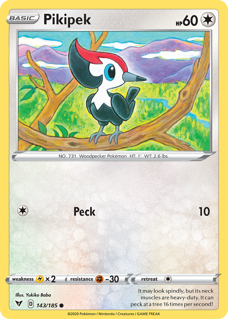 Pikipek — illustrated card