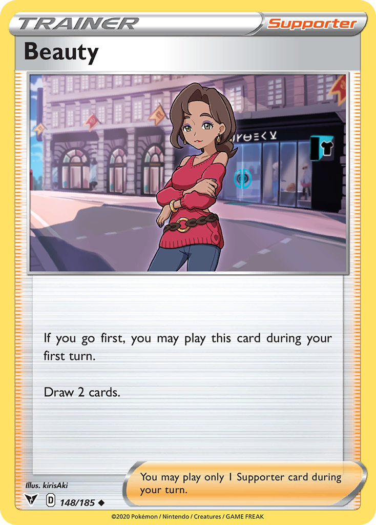 Beauty — illustrated card