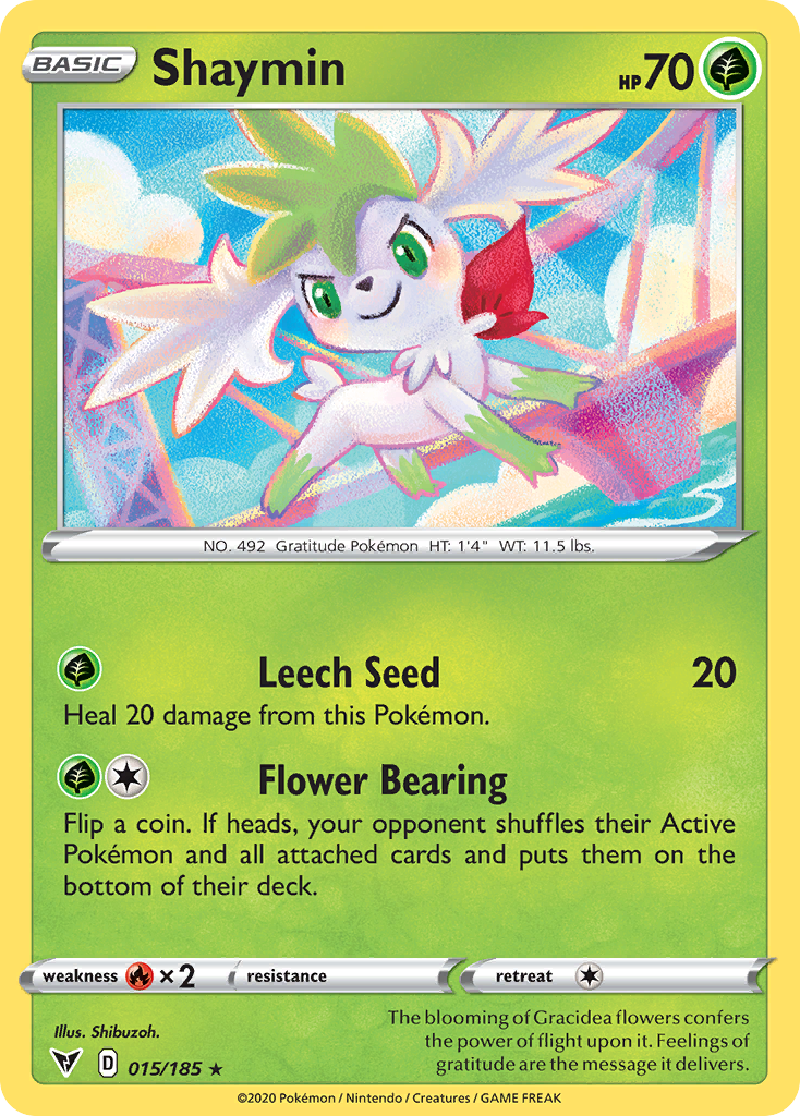 Shaymin — illustrated card
