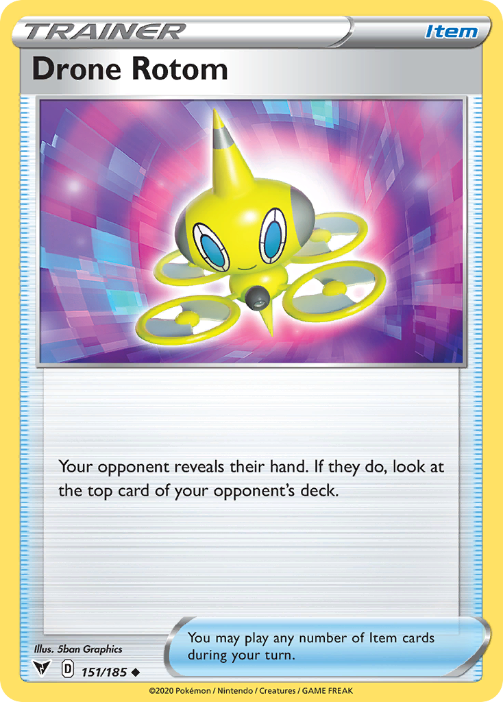 Drone Rotom — illustrated card