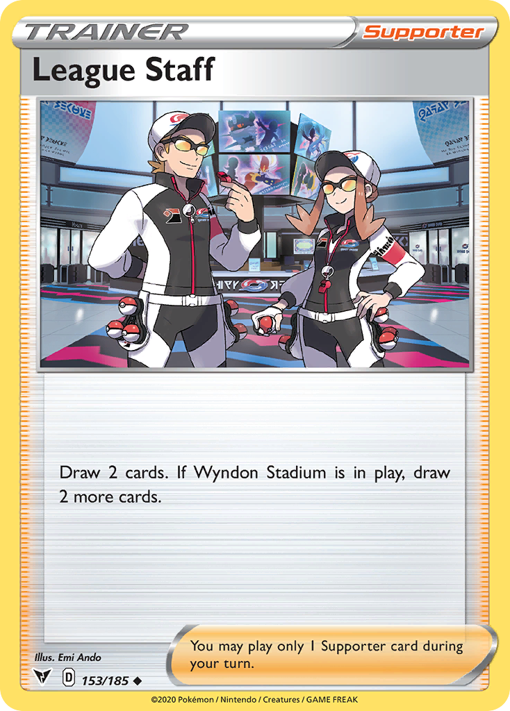 League Staff — illustrated card