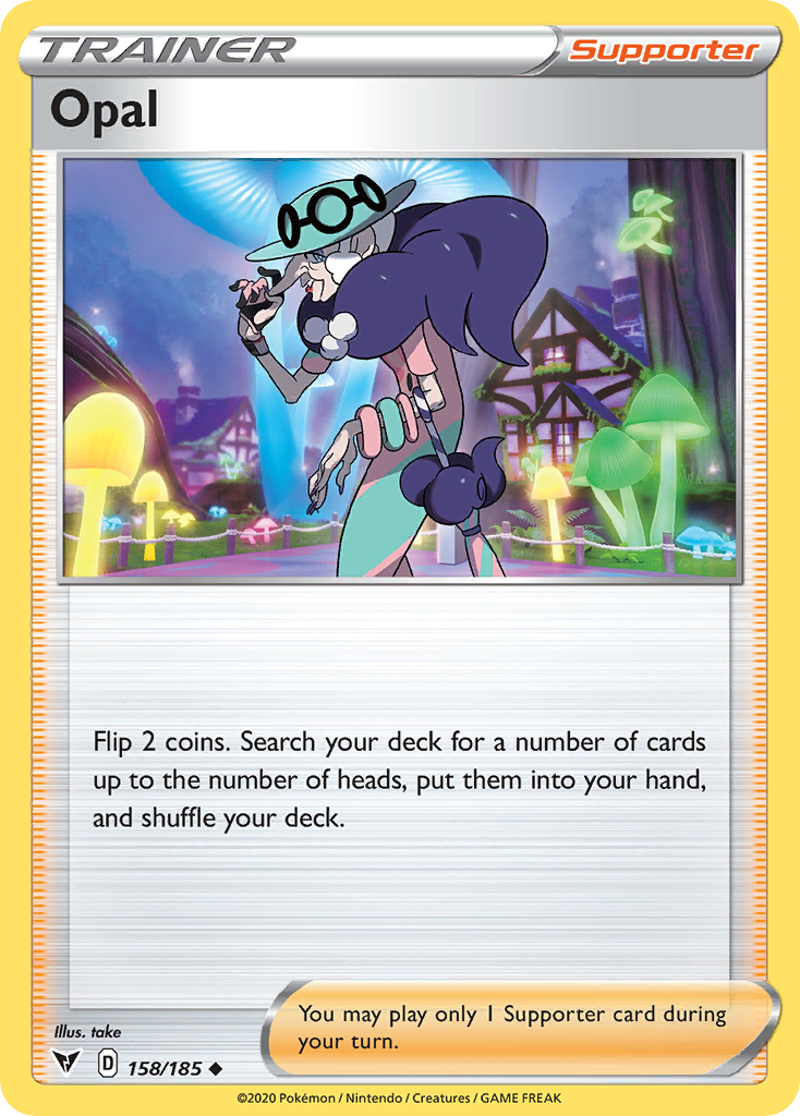 Opal — illustrated card