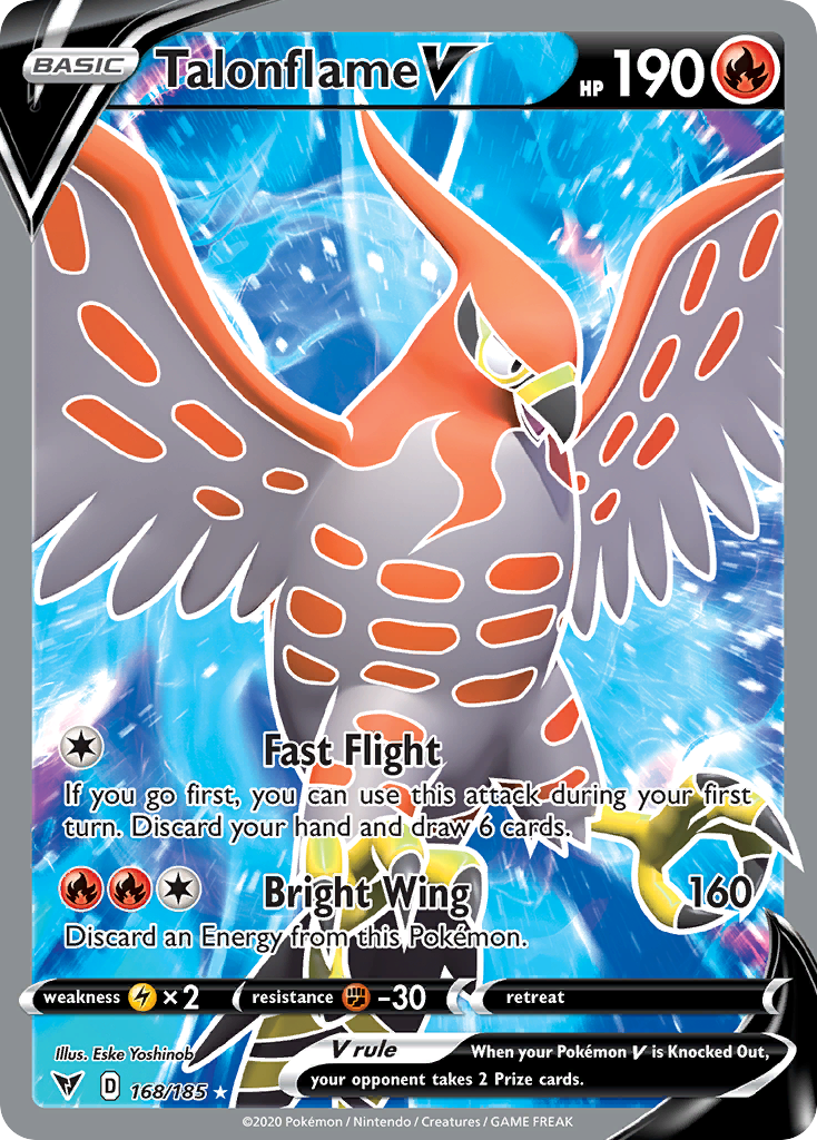 Talonflame V — illustrated card