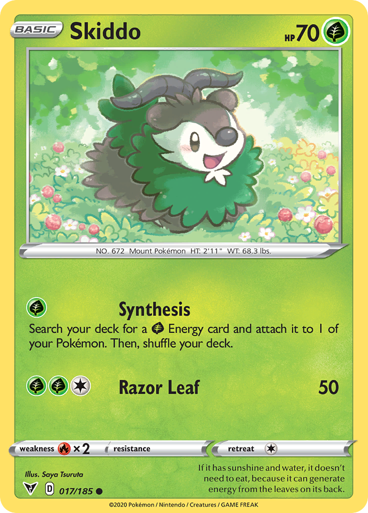 Skiddo — illustrated card