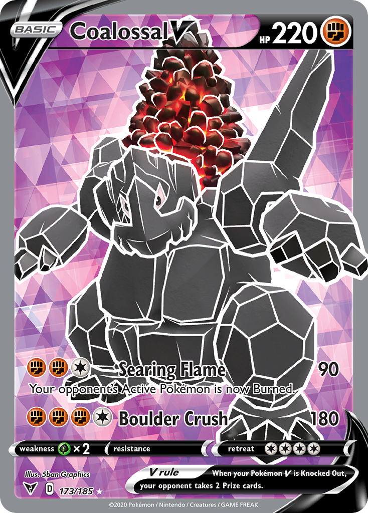 Coalossal V — illustrated card