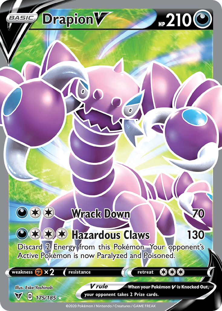 Drapion V — illustrated card