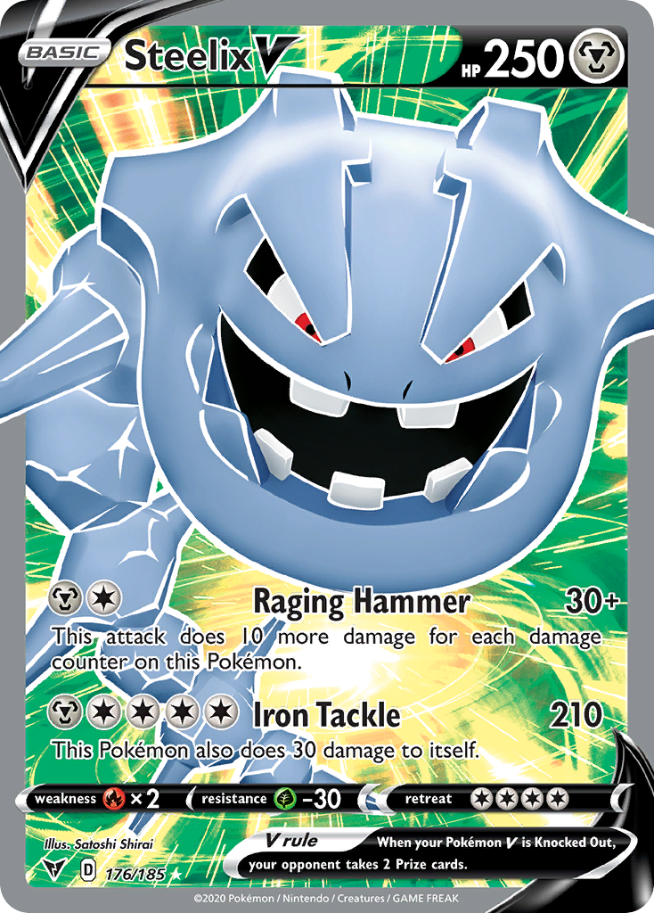 Steelix V — illustrated card