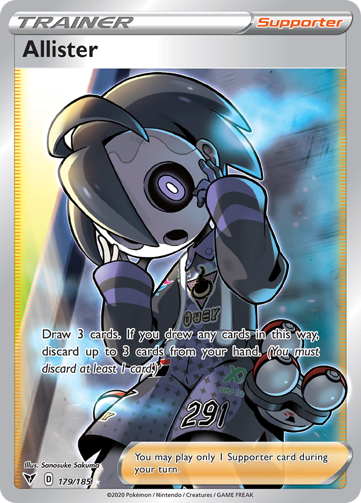 Allister — illustrated card