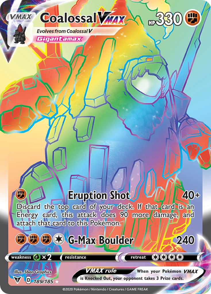 Coalossal VMAX — illustrated card