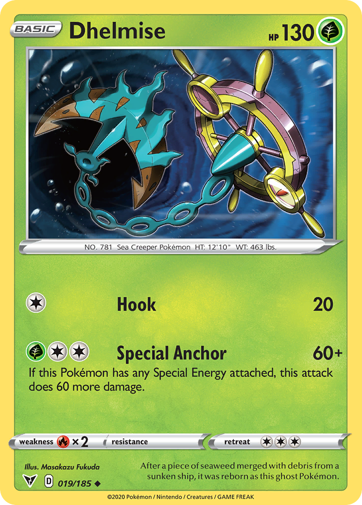Dhelmise — illustrated card