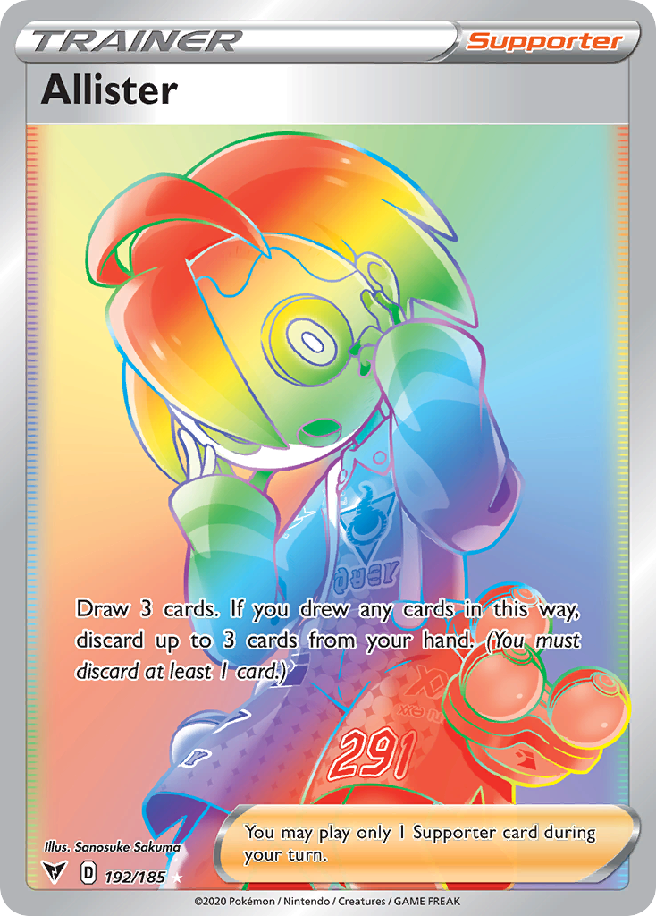 Allister — illustrated card
