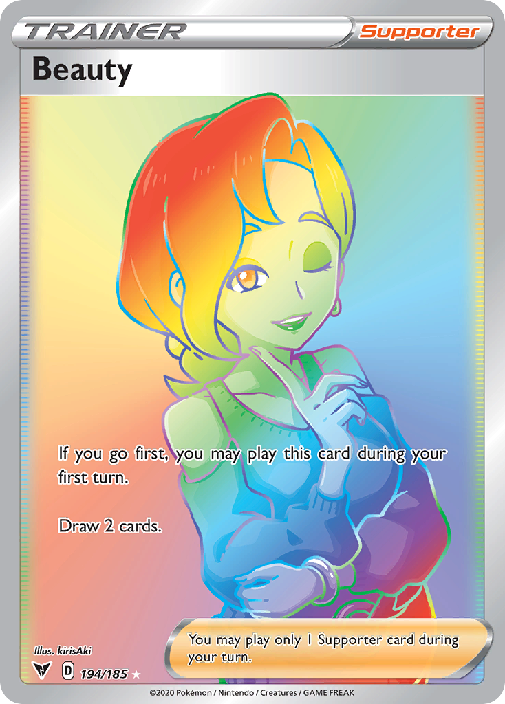 Beauty — illustrated card