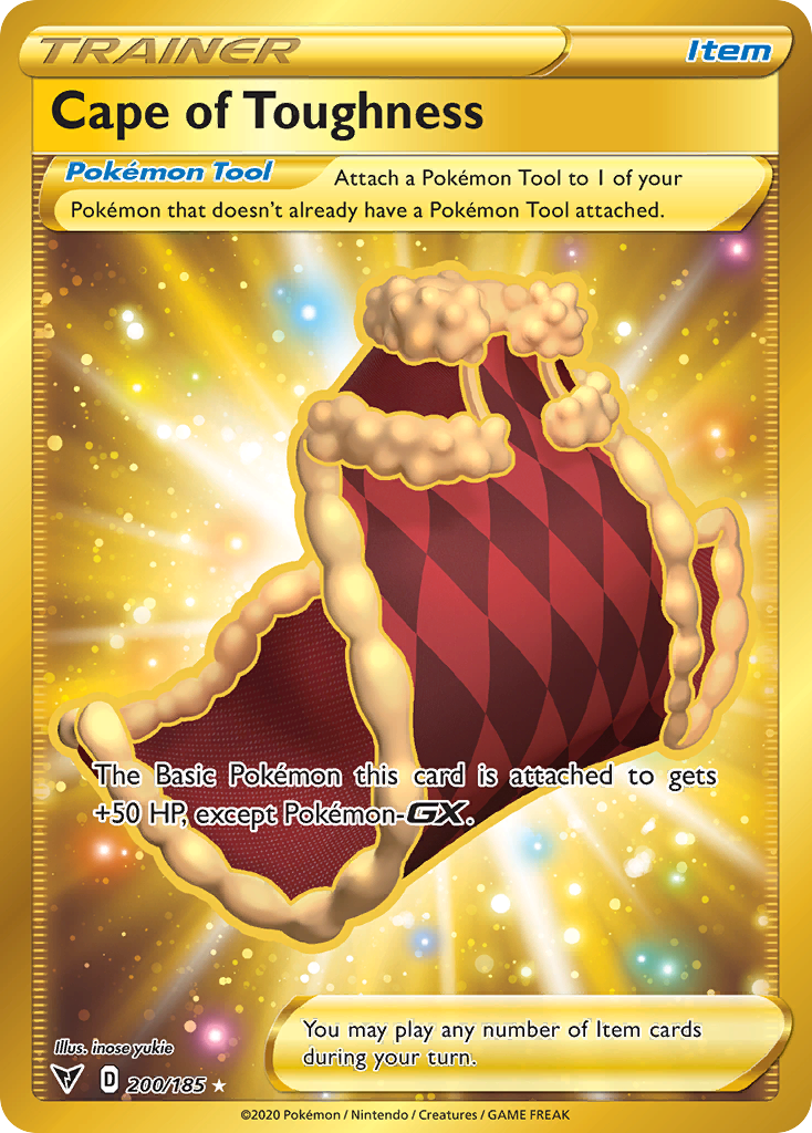 Cape of Toughness — illustrated card