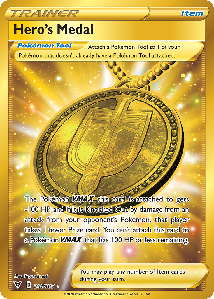 Hero's Medal — illustrated card