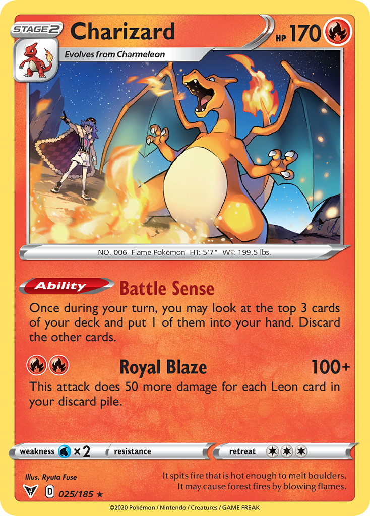 Charizard — illustrated card