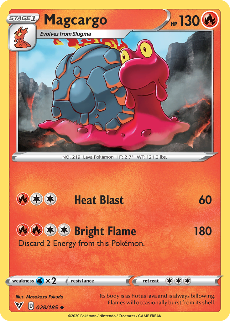 Magcargo — illustrated card