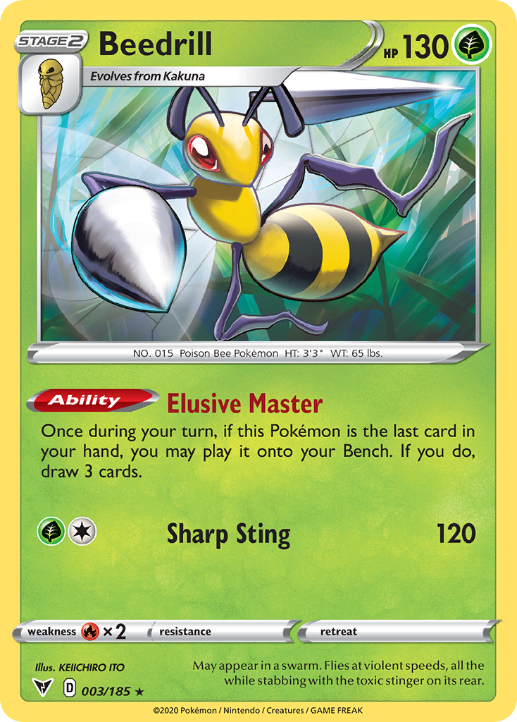 Beedrill — illustrated card