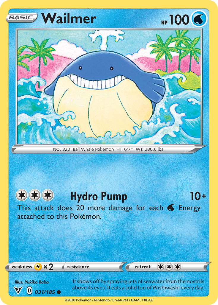 Wailmer — illustrated card