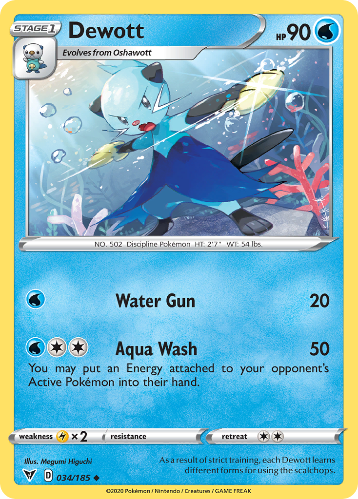 Dewott — illustrated card